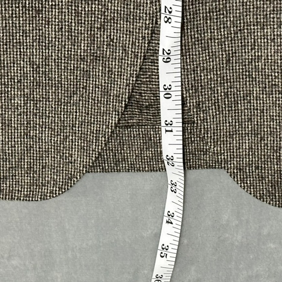 Kroon Mini-Houndstooth Blazer Sport Coat Jacket Brown Lined Casual Business‎ 46R - Picture 5 of 13